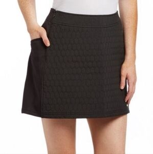Kerrits schooling skirt EUC quilted black medium equestrian large pockets